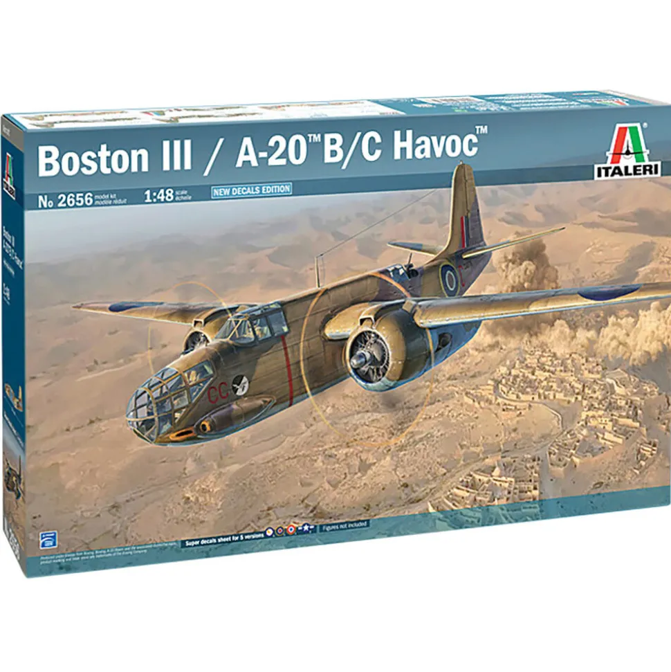 A-20B / Boston III 1/48 Kit Italeri (2656s) 1:48 Scale Plastic by Italeri