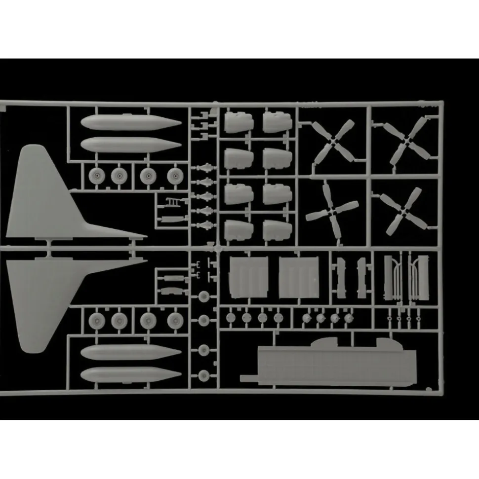 AC-130H “Spectre” 1/72 Kit 1:72 Scale Plastic Model Kit by Italeri