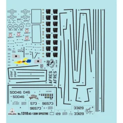 AC-130H “Spectre” 1/72 Kit 1:72 Scale Plastic Model Kit by Italeri