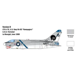 A-7E Corsair Ii 1/48 Kit 1:48 Scale Plastic Model Kit by Italeri