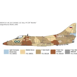 A-4 E/F/G Skyhawk 1/48 Kit 1:48 Scale Plastic Model Kit by Italeri