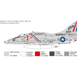 A-4 E/F/G Skyhawk 1/48 Kit 1:48 Scale Plastic Model Kit by Italeri