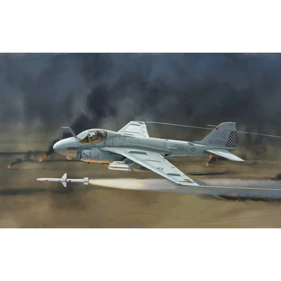 A-6E Tram Intruder 1/72 Kit 1:72 Scale Plastic Model Kit by Italeri