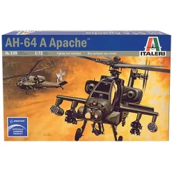 AH-64A Apache 1/72 Kit 1:72 Scale Plastic Model Kit by Italeri