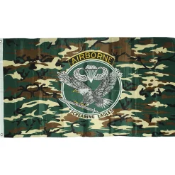 Airborne Camo Flag R6975 Polyester by Ramson's Imports, Inc