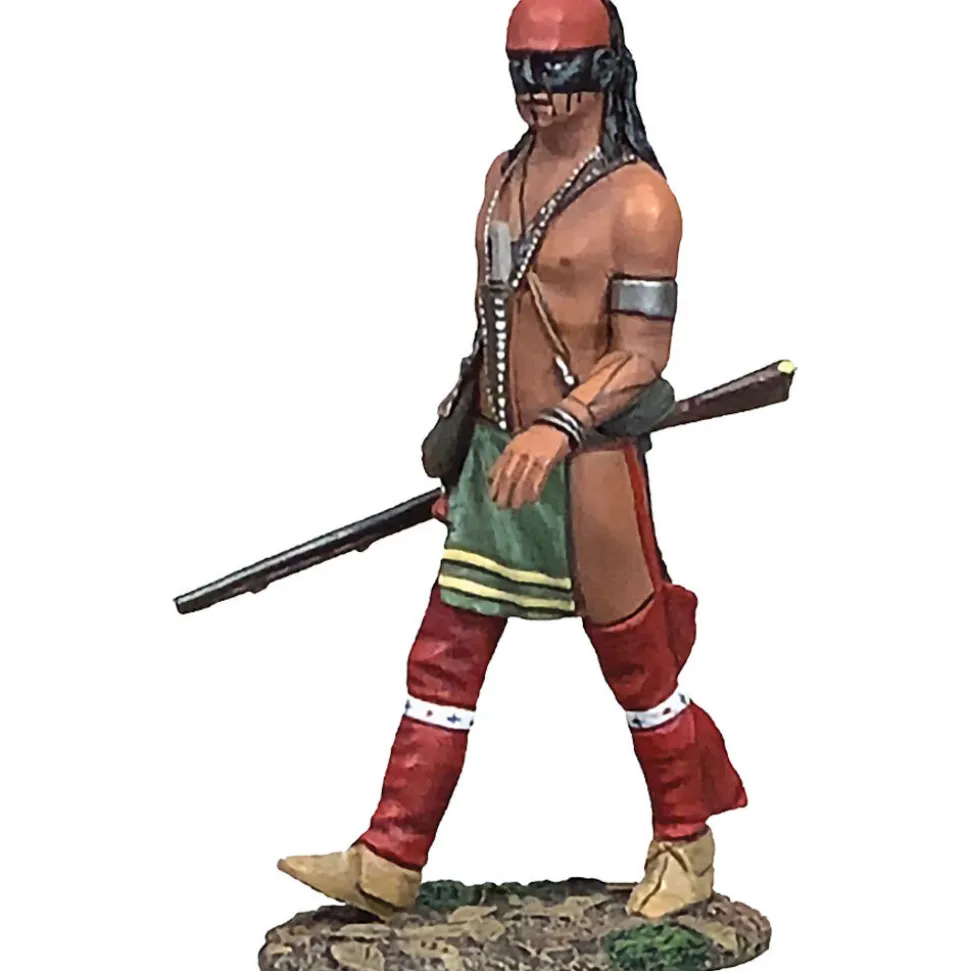 "Along the Deer Trail" Native Warrior Walking William Britain (16172) 1:30 Scale Metal by William Britain