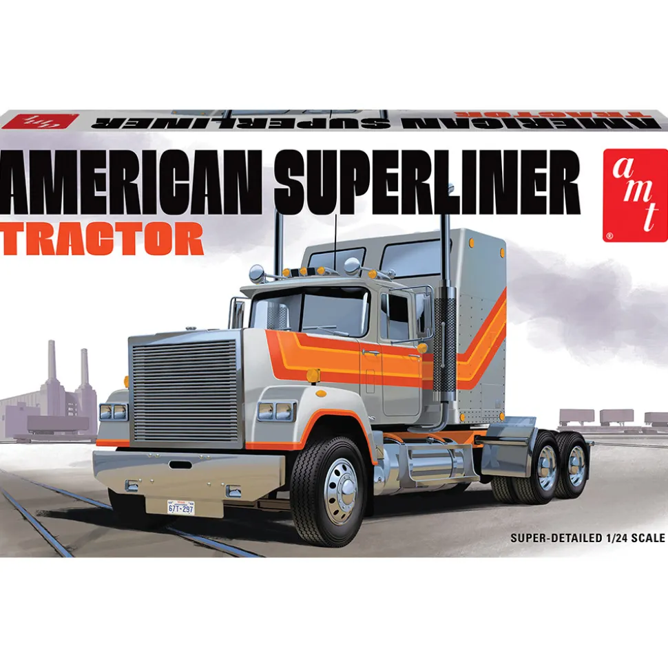 American Superliner Semi Tractor 1:24 Scale Plastic Model Kit by AMT