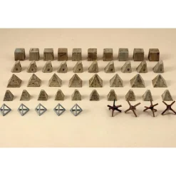Anti Tank Obstacles 1/72 Kit 1:72 Scale Plastic by Italeri