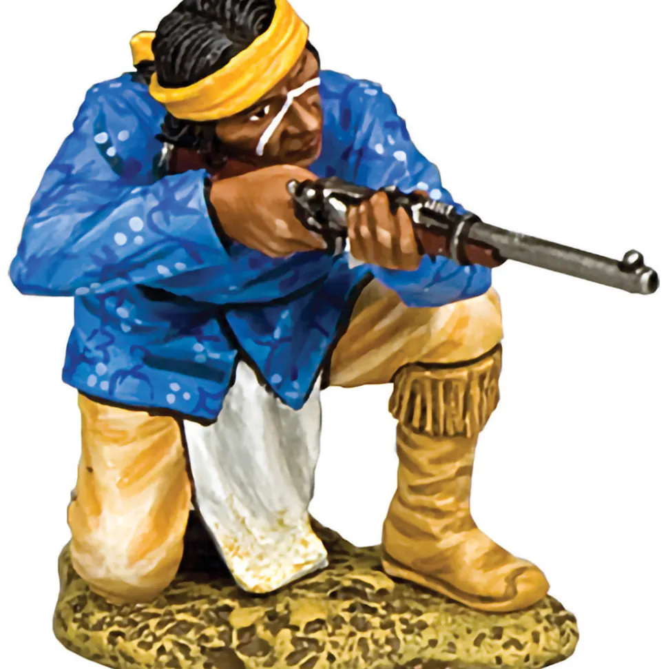 Apache "Kneeling, Firing" 1/30 Figure 1:30 scale by King and Country