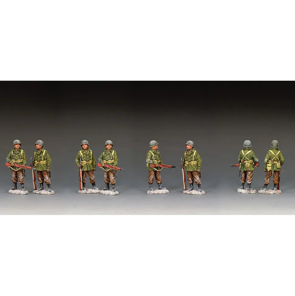 A Pair of GIs 1/30 Figure K&C (BBA115) 1:30 scale Metal by King and Country