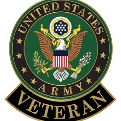 ARMY LOGO VETERAN PIN ARMY LOGO VETERAN PIN (P12565) by Eagle Emblems