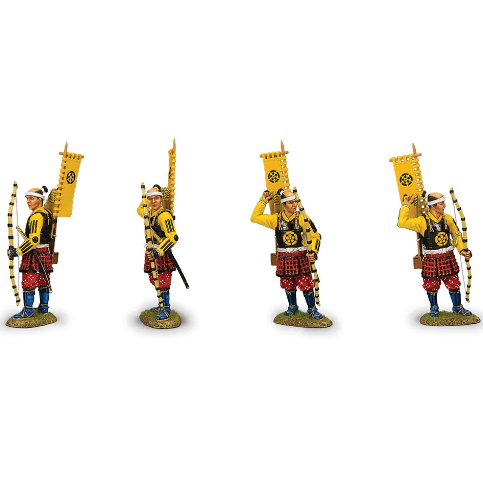 Ashigaru Archer Reaching for An Arrow 1/30 Figure K&C (SW001) 1:30 Scale Metal by King and Country