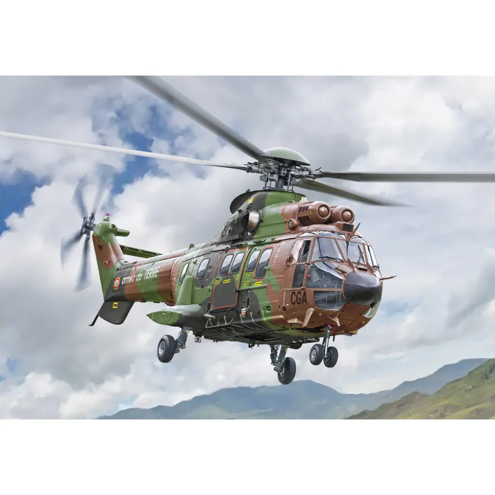 AS332 Super Puma 1/72 Kit Italeri (91096) 1:72 scale Plastic by Italeri