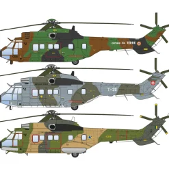 AS332 Super Puma 1/72 Kit Italeri (91096) 1:72 scale Plastic by Italeri