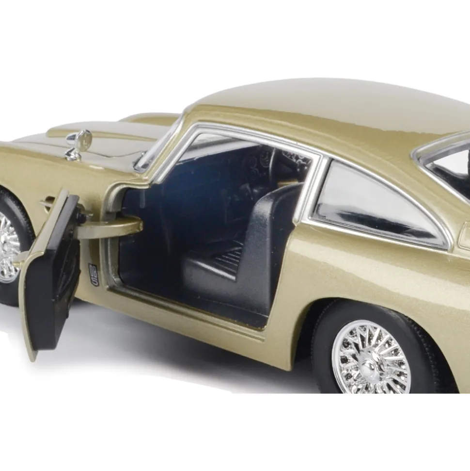 Aston Martin DB5 - Beige 1:24 Scale Diecast Model Car by Motormax