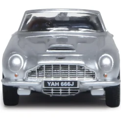 Aston Martin DB6 Mark 2 Volante - Silver Birch 1:87 Scale Diecast Model Car by Oxford Diecast
