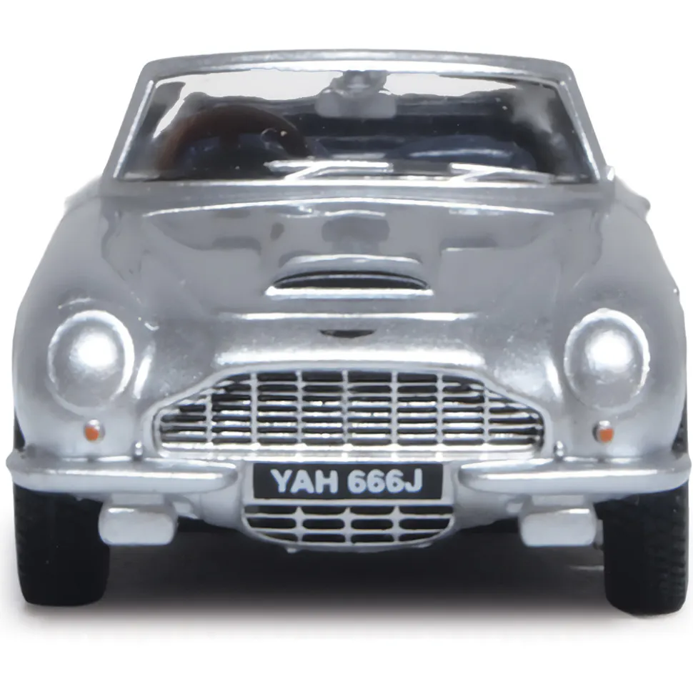 Aston Martin DB6 Mark 2 Volante - Silver Birch 1:87 Scale Diecast Model Car by Oxford Diecast