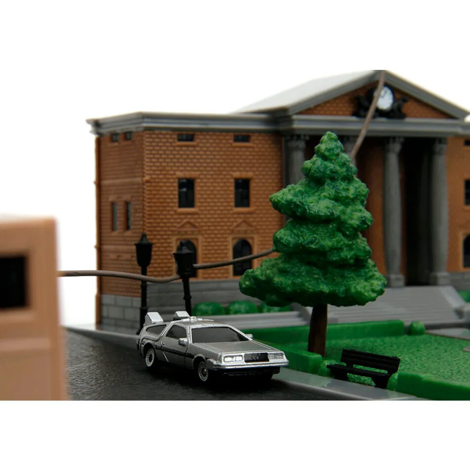 Back to the Future Hill Valley Courthouse - Nano Scene Diecast Model Car by Jada Toys
