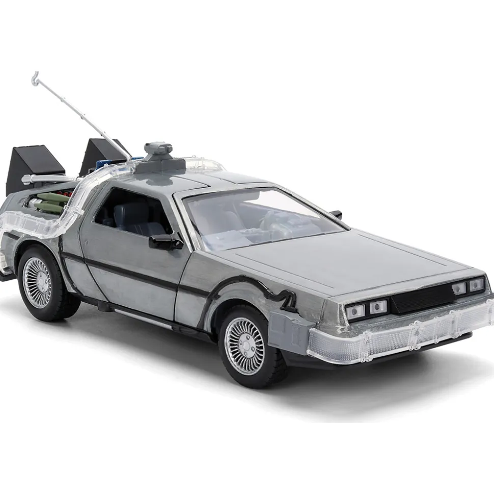 Back to the Future 40th Anniversary DeLorean Time Machine w/Doc Brown's Truck 1:24 Scale Diecast Model Car by Jada Toys