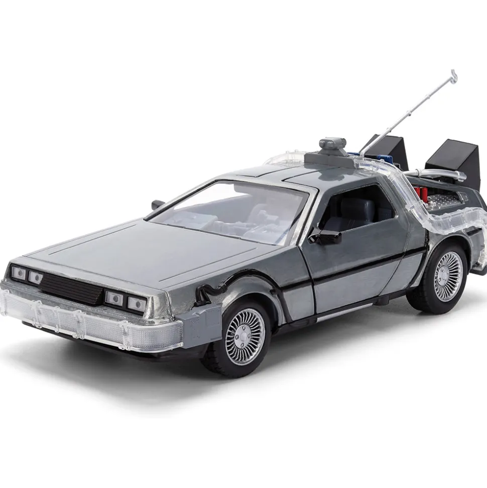 Back to the Future 40th Anniversary DeLorean Time Machine w/Doc Brown's Truck 1:24 Scale Diecast Model Car by Jada Toys