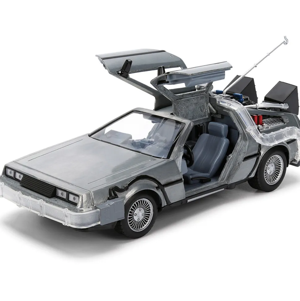Back to the Future 40th Anniversary DeLorean Time Machine w/Doc Brown's Truck 1:24 Scale Diecast Model Car by Jada Toys