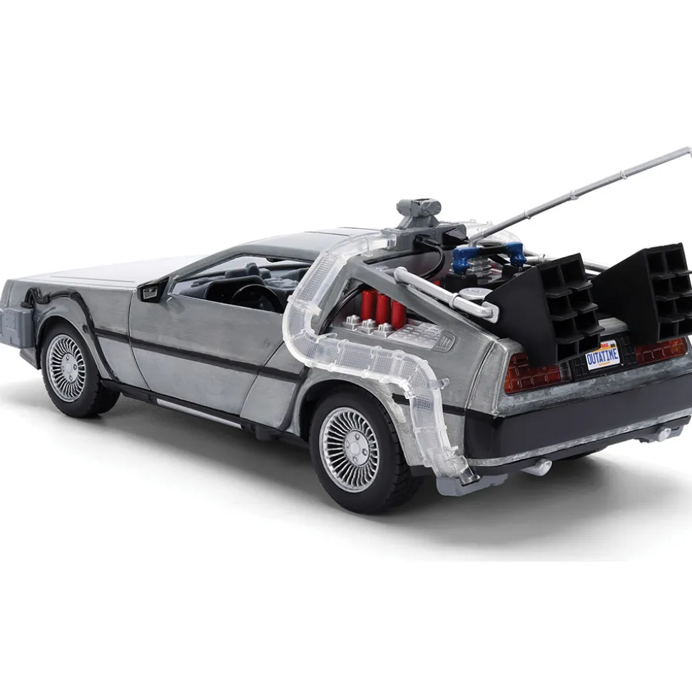 Back to the Future 40th Anniversary DeLorean Time Machine w/Doc Brown's Truck 1:24 Scale Diecast Model Car by Jada Toys