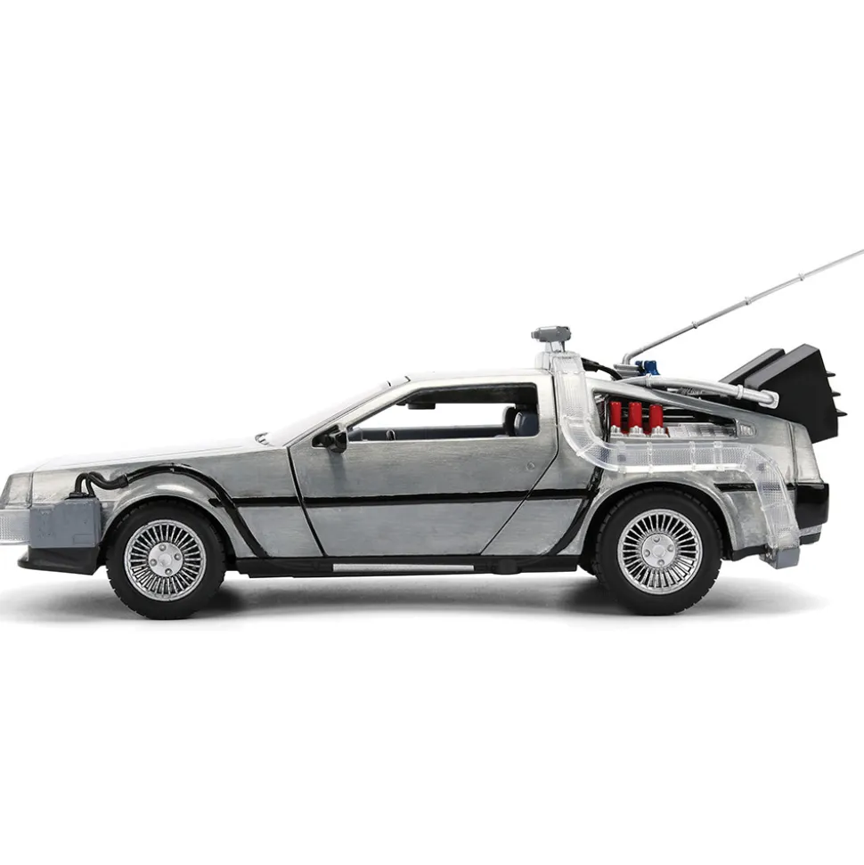 Back to the Future 40th Anniversary DeLorean Time Machine w/Doc Brown's Truck 1:24 Scale Diecast Model Car by Jada Toys