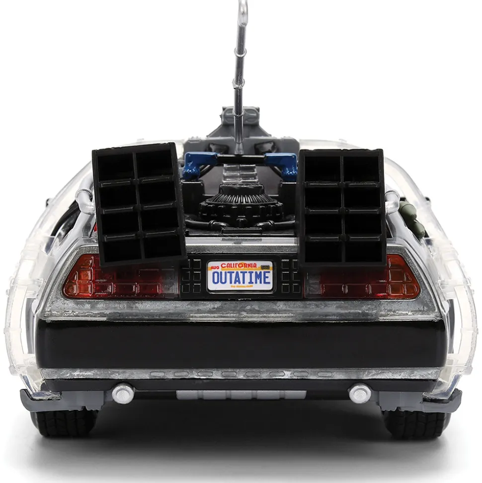 Back to the Future 40th Anniversary DeLorean Time Machine w/Doc Brown's Truck 1:24 Scale Diecast Model Car by Jada Toys