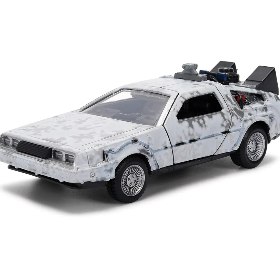 Back To The Future 40th Anniversary DeLorean Time Machine & Doc Brown Truck 1:32 Scale Diecast Model Car by Jada Toys