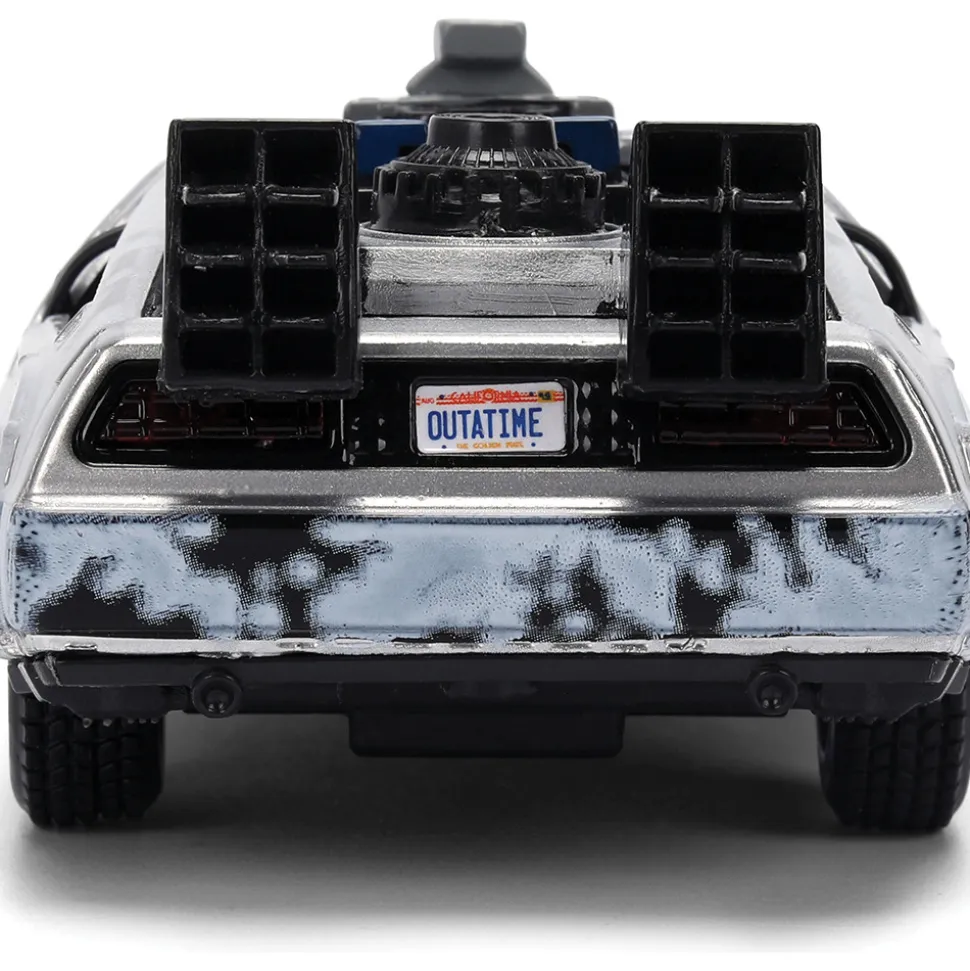 Back To The Future 40th Anniversary DeLorean Time Machine & Doc Brown Truck 1:32 Scale Diecast Model Car by Jada Toys
