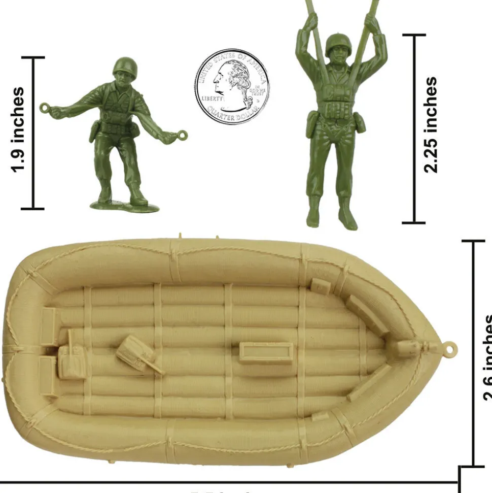 Beach Assualt 1/32 Plastic 24 Piece Set VICTORYBUY (BMC-48575) Plastic by BMC Toys