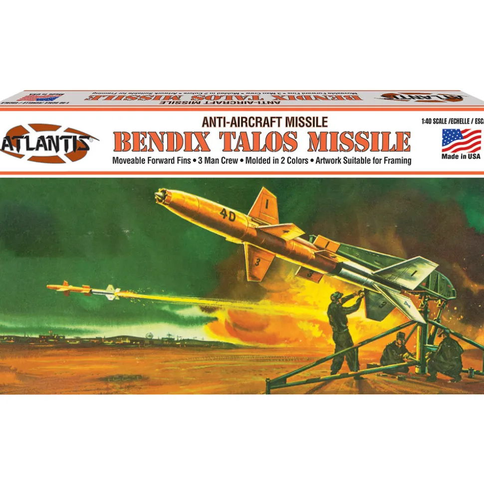 Bendix Talos Anti-Aircraft Missile 1/40 Kit 1:40 scale Plastic by Atlantis Models