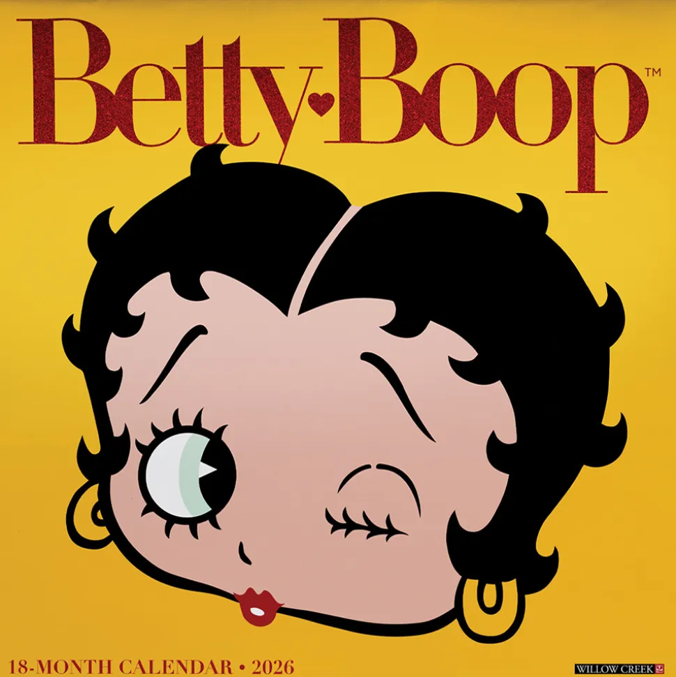 Betty Boop 2026 Wall Calendar Stapled Wall Calendar by Willow Creek Press, Inc.