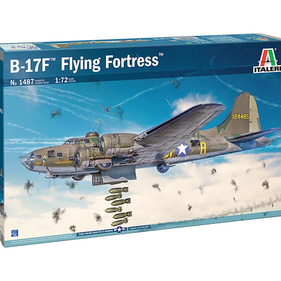 B-17F Flying Fortress 1/72 Kit 1:72 scale Plastic by Italeri