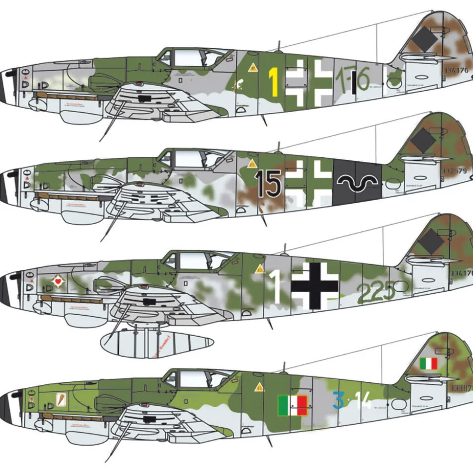 Bf 109 K-4 1/48 Kit Italeri (2805) 1:48 scale Plastic by Italeri