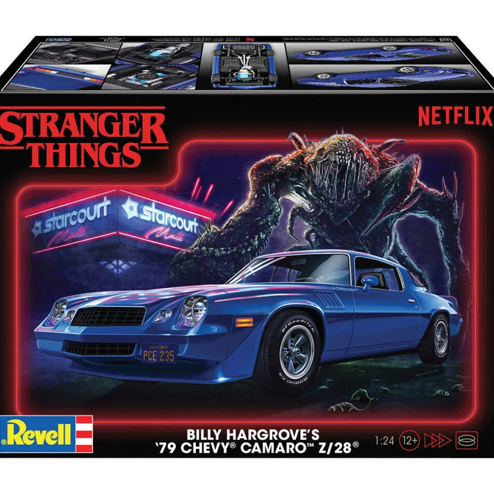 Billy Hargrove's 1979 Camaro Z/28 - Stranger Things Model Kit 1:24 Scale Plastic Model Kit by Revell