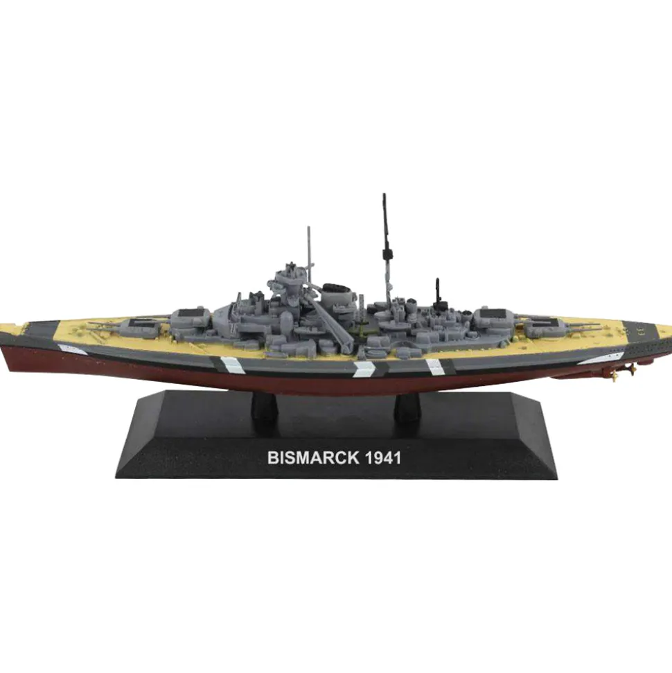 1941 Bismarck 1/1250 Die Cast Model Motor City Classics (24223-41) 1:1250 scale Metal by Militaria Diecast
