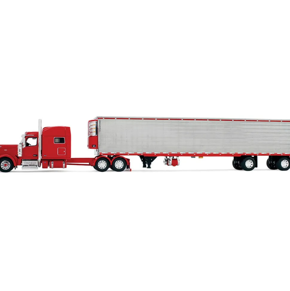 Blackjack Express Peterbilt 589 with 78" Sleeper & 53' Utility Reefer Trailer 1:64 Scale by Diecast Promotions