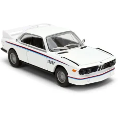 1975 BMW 3.0 CSL - White 1:64 Scale Diecast Model Car by Majorette