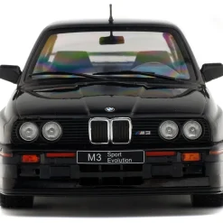 1990 BMW E30 M3 Sport EVO - Glanzschwarz 1:18 Scale Diecast Model Car by Solido