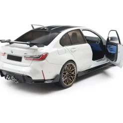 2024 BMW M3 (G80) Performance Parts - Alpineweiss 1:18 Scale Diecast Model Car by Solido