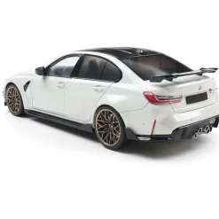 2024 BMW M3 (G80) Performance Parts - Alpineweiss 1:18 Scale Diecast Model Car by Solido