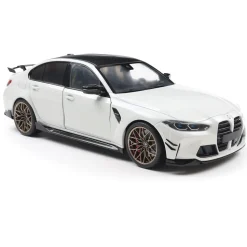 2024 BMW M3 (G80) Performance Parts - Alpineweiss 1:18 Scale Diecast Model Car by Solido