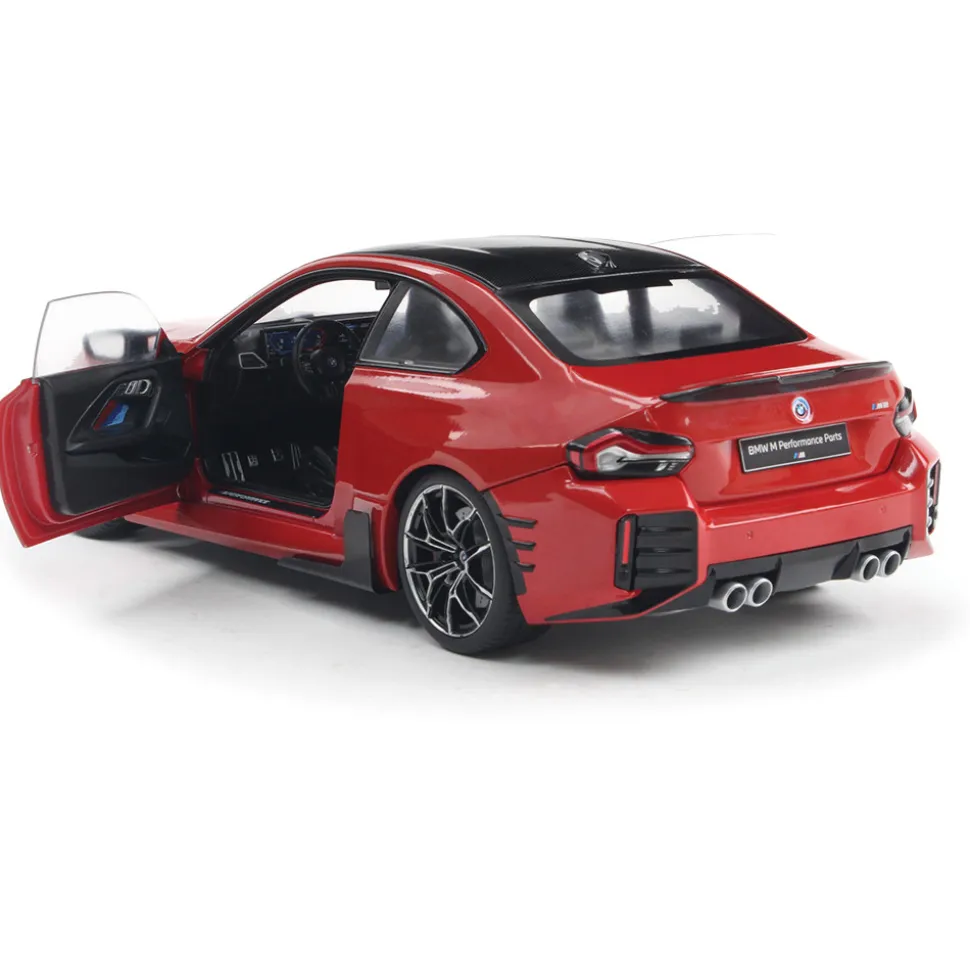 2024 BMW M2 (G87) Performance Parts - Toronto Red 1:18 Scale Diecast Model Car by Solido