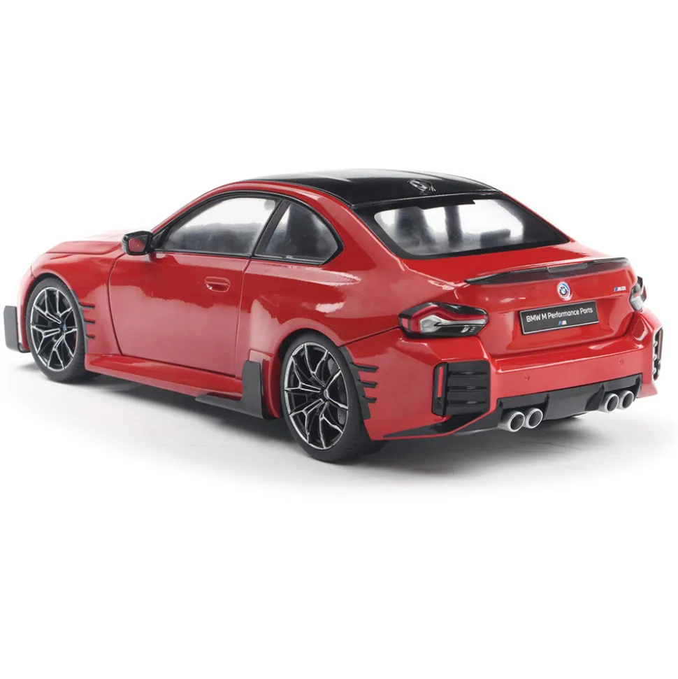2024 BMW M2 (G87) Performance Parts - Toronto Red 1:18 Scale Diecast Model Car by Solido