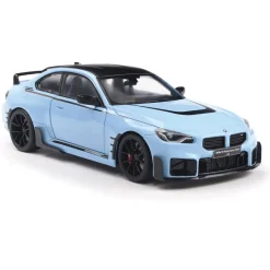 2024 BMW M2 (G87) Performance Parts - Zandvoort Blue 1:18 Scale Diecast Model Car by Solido
