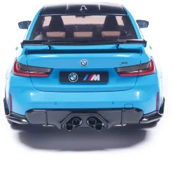 2024 BMW M3 Performance Parts - Daytona Beach Blue 1:18 Scale Diecast Model Car by Solido