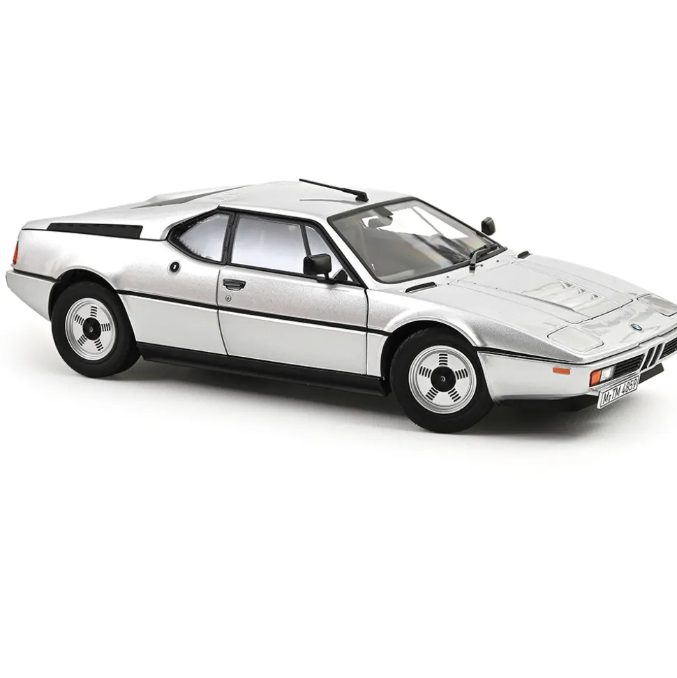 1980 BMW M1 - Silver Metallic 1:18 Scale Diecast Model Car by Norev
