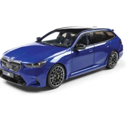 2024 BMW M5 Touring - Marina Bay Blue Metallic 1:18 Scale Diecast Model Car by Solido