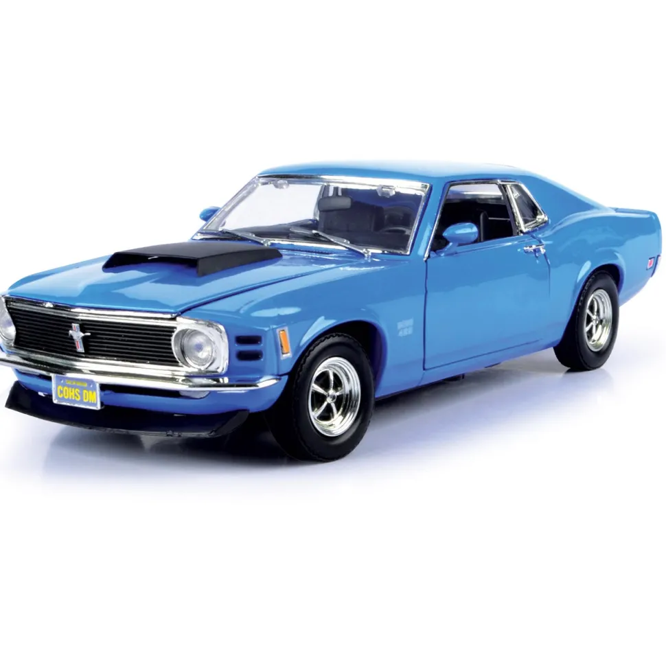 1970 Boss 429 Mustang - Blue 1:18 Scale Diecast Model by Motormax